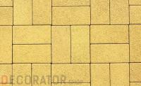 Плитка тротуарная ВЫБОР ЛА-Линия 2П.10, Гранит желтый, 200*100*100 мм