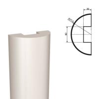 Полуколонна фасадная LEPNINAPLAST КЛВ-155/2 HALF, 2500*77,5*77,5 мм