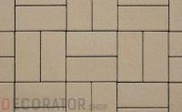 Плитка тротуарная ВЫБОР ЛА-Линия 2П.10, гладкая, белый, 200х100х100 мм