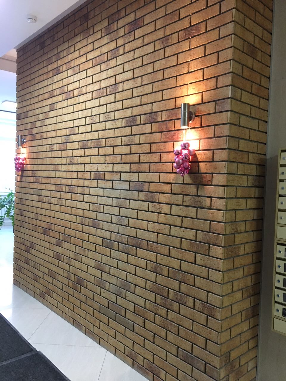 Укладка клинкера и камня в интерьере