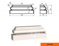 Пилястра LEPNINAPLAST ПЛВ-250/6,95*120*270 мм