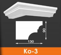 Карниз окна Архитек Ко-3, 1000*90*130 мм