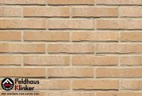 Клинкерная плитка ручной формовки Feldhaus Klinker R733DF14 vascu crema pandra, 240*52*14 мм