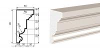 Молдинг LEPNINAPLAST МВ-95/1, 2000*95*50 мм