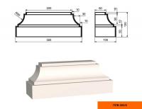 Пилястра LEPNINAPLAST ПЛВ-200/6,100*120*220 мм