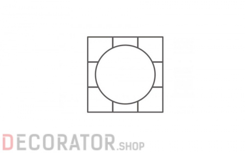 Окантовка для декора Stroeher Keraplatte Roccia 839, растр.30 см в Сочи