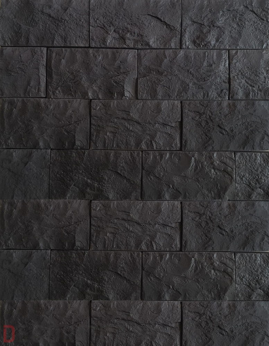 Искусственный облицовочный камень UniStone Спарта Black 51, 130* 220*20 мм в Сочи