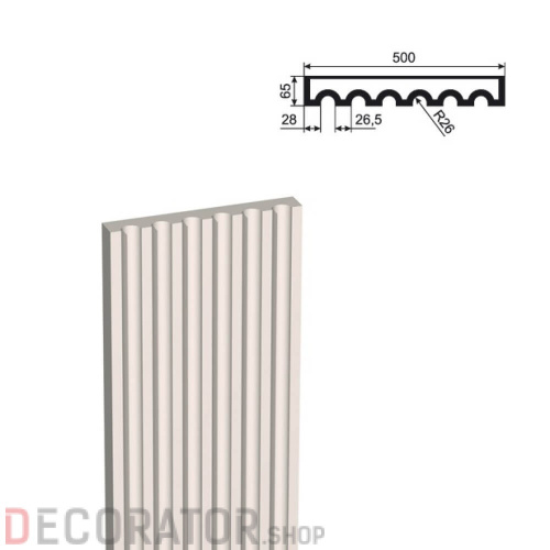 Пилястра LEPNINAPLAST ПЛВ-500/5,2000*65*500 мм в Сочи