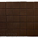 Плитка тротуарная BRAER Лувр коричневый, 100*100*60 мм