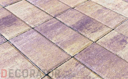 Плитка тротуарная BRAER Прямоугольник цвет Color Mix Прайд, 200*100*60 мм в Сочи
