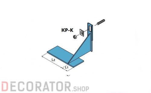 Рядовой кронштейн правый конечный BAUT KP-K в Сочи