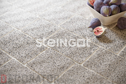Тротуарная плитка Steingot Старый город "Bianco Nero", 60 мм в Сочи