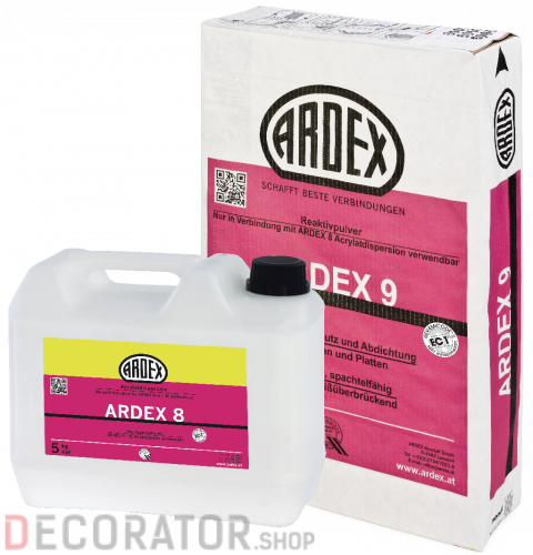 Двухкомпонентная гидроизоляция  ARDEX 8+9 в Сочи