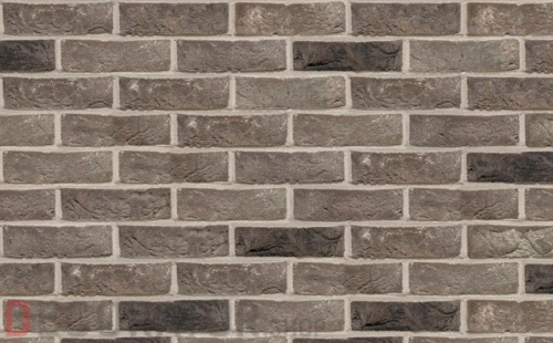 Кирпич облицовочный ручной формовки Terca Cinder Coal-White Grijs-Zwart-Wit, 215*102*65 мм в Сочи