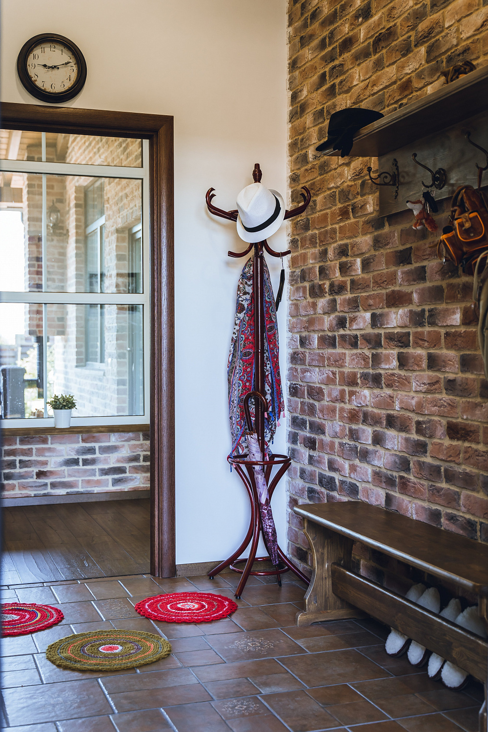 Укладка клинкера и камня в интерьере