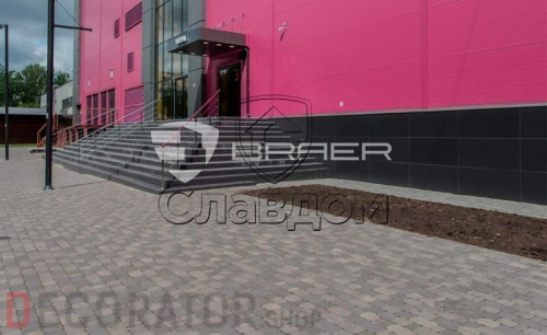Плитка тротуарная BRAER Классико Color Mix Туман, 115*60 мм в Сочи