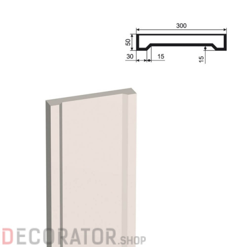 Пилястра LEPNINAPLAST ПЛВ-300/4,2500*50*300 мм в Сочи