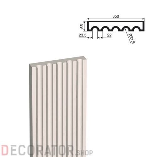 Пилястра LEPNINAPLAST ПЛВ-350/5,2000*55*350 мм в Сочи