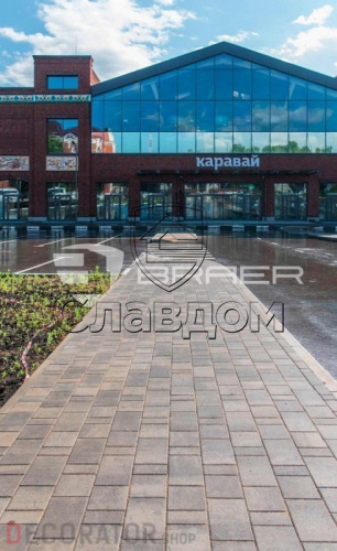 Плитка тротуарная BRAER Старый город Ландхаус Color Mix Туман, 80/160/240*160*80 мм в Сочи