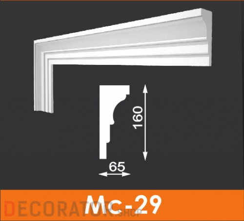 Молдинг Архитек Мс-29, 1000*160*65 мм в Сочи