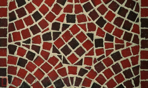 Тротуарная клинкерная мозаика Feldhaus Klinker M403 gala flamea, 240*118*52 мм в Сочи
