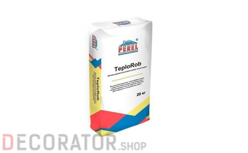 Цементно-известковая штукатурка PEREL TeploRob 0518, 20 кг в Сочи