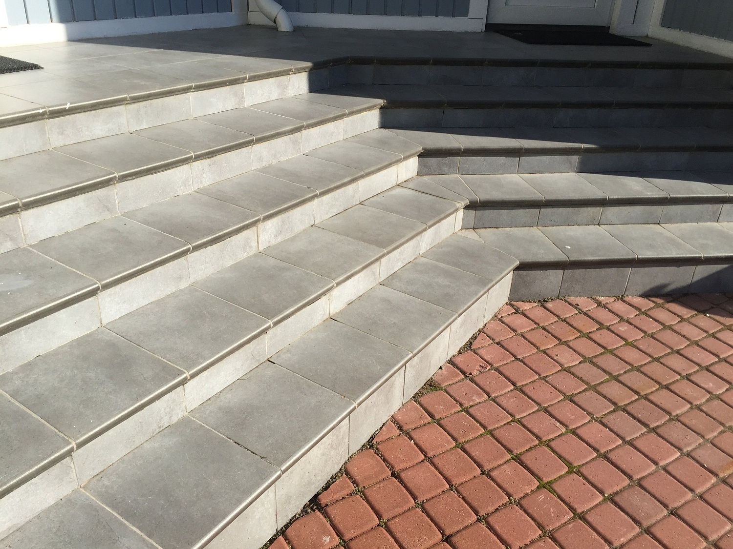 Монтаж клинкерных ступеней и плитки