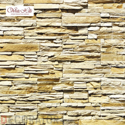 Искусственный камень для навесных вентилируемых фасадов White Hills Кросс Фелл F100-10 в Сочи