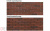 Кирпич лицевой керамический BRAER пустотелый баварская кладка 1 бордо кора дуба, 250*120*65 мм в Сочи