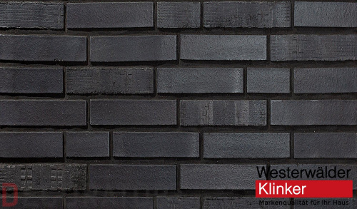 Клинкерная плитка ручной формовки Westerwaelder WK815 Schwarz-bunt Edelglanz, 240*71*15 мм в Сочи