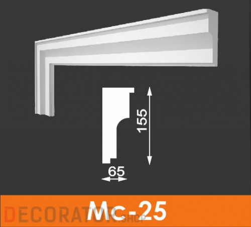 Молдинг Архитек Мс-25, 1000*155*65 мм в Сочи