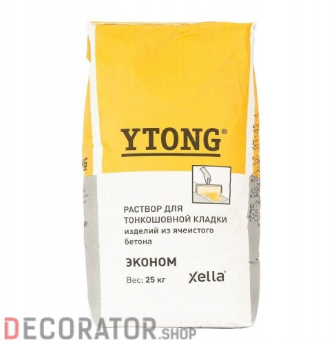 Раствор для тонкошовной кладки YTONG 25 кг в Сочи