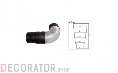 Гофрированная труба VIRTUM (MDM), d = 125 мм в Сочи