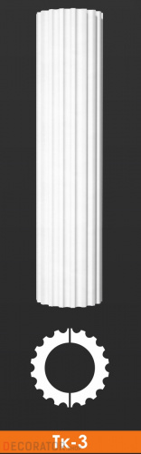 Полуколонна  Архитек Тк-3, D=430 мм в Сочи