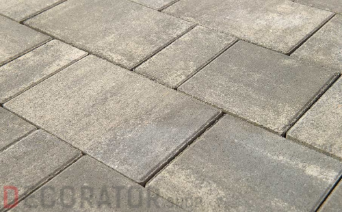 Плитка тротуарная BRAER Старый город Ландхаус Color Mix Туман, 80/160/240*160*80 мм в Сочи