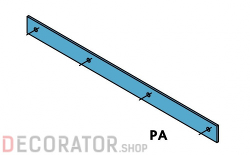 Опорная пластина BAUT PA, 1000*100*4 мм в Сочи