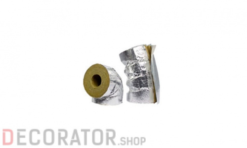 Отвод с покрытием из алюминиевой фольги с нахлестом на продольном разрезе Hvac Bend AluCoat T, 140/50 мм в Сочи