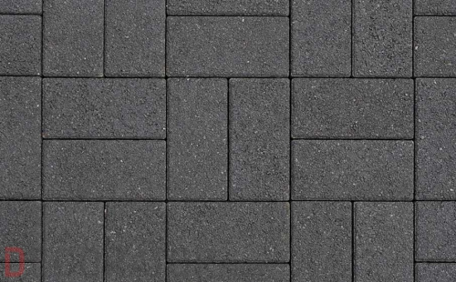 Плитка тротуарная ВЫБОР ЛА-Линия 5П.8 Гранит черный, 600*300*80 мм в Сочи