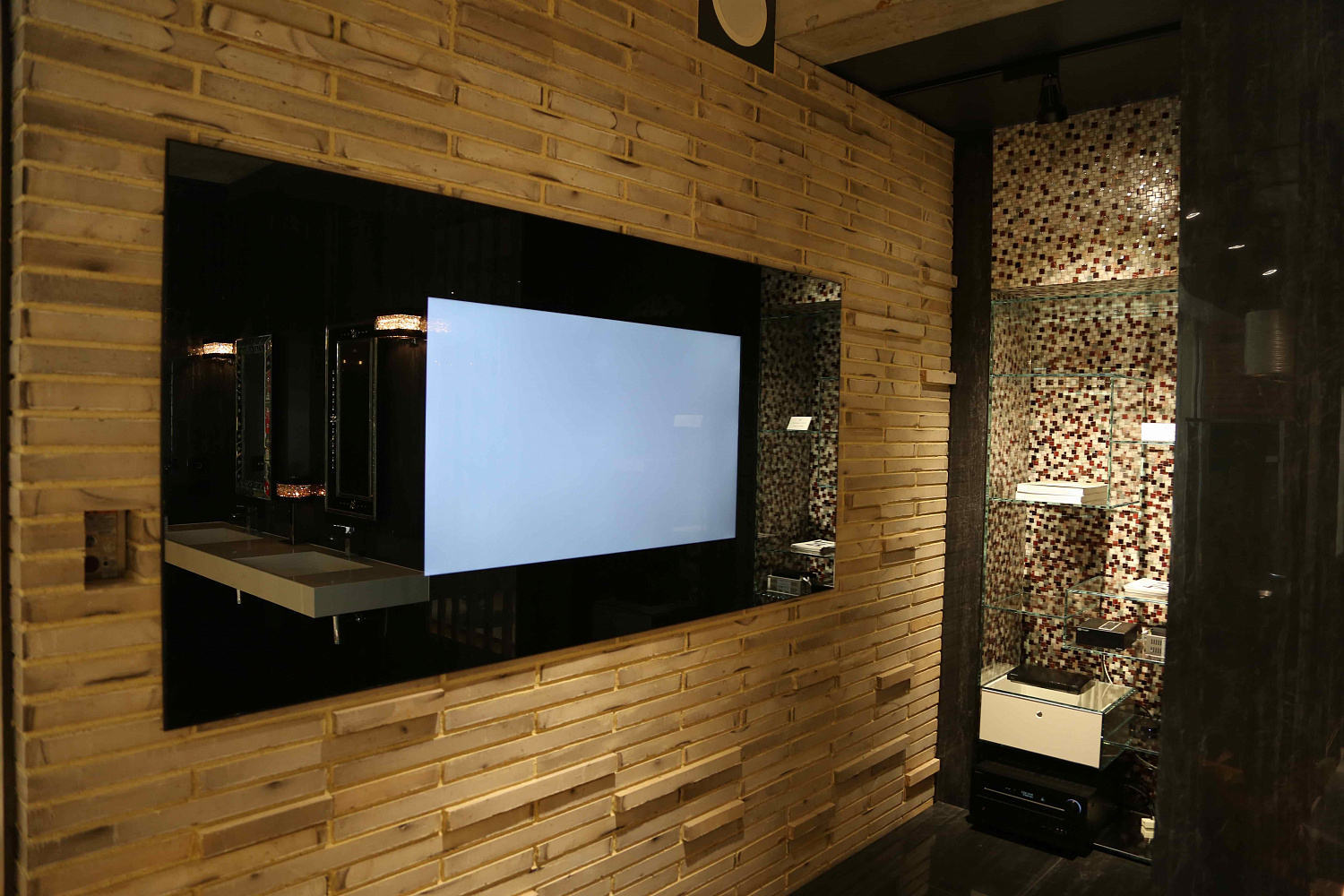 Укладка клинкера и камня в интерьере